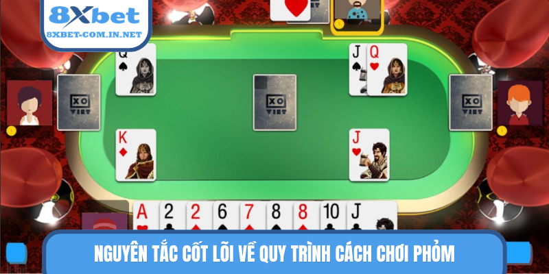 Nguyên tắc cốt lõi về quy trình cách chơi Phỏm