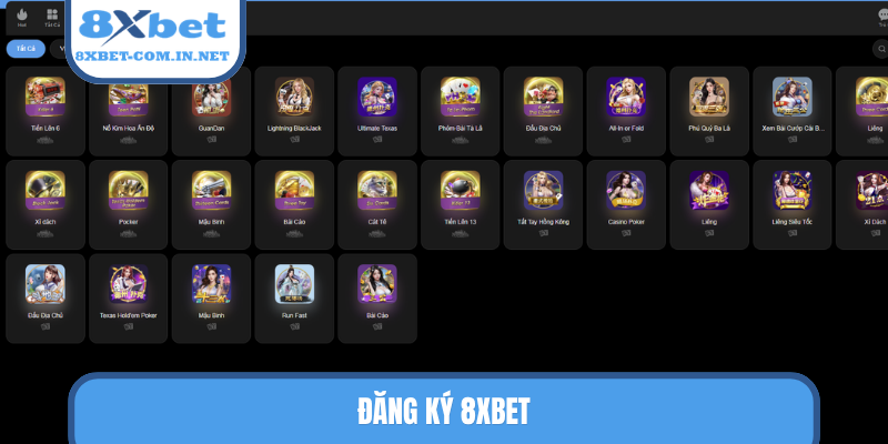 Đăng ký 8xbet