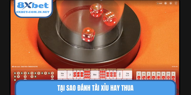 tại sao đánh tài xỉu hay thua