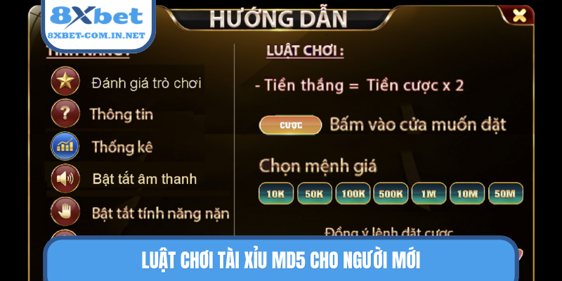 Luật chơi tài xỉu MD5 cho người mới